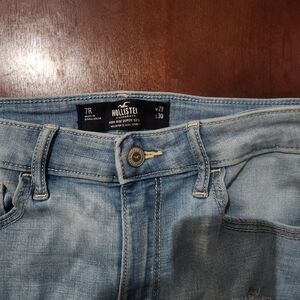 Hollister Women's Skinny Jeans in Light Blue